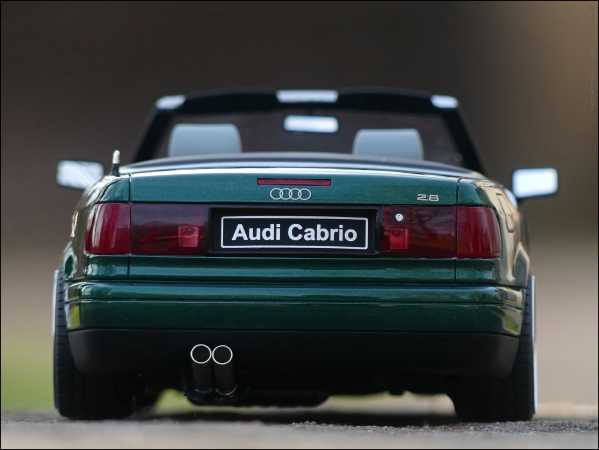 1:18 Audi 80 2.8 V6 Cabrio "GREEN EDITION" + "OZ Mito Alu-Felgen"